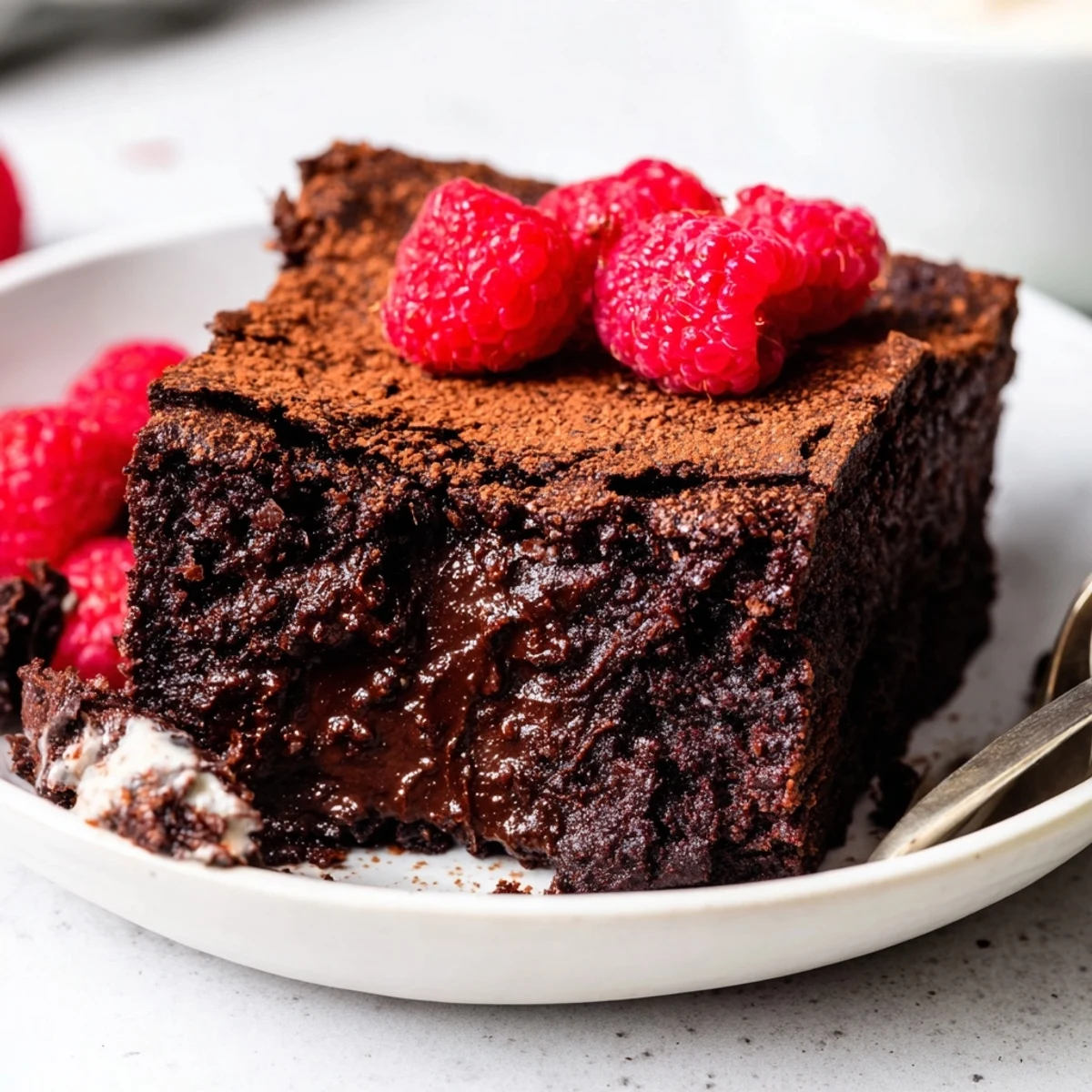 Decadent Dark Chocolate Brownie Tart