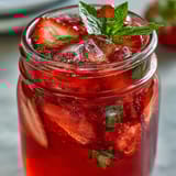 Strawberry Basil Lemonade Pitcher