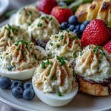 Easter Brunch Board Deviled Eggs