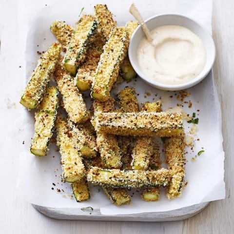 Crispy Parmesan Zucchini Fries