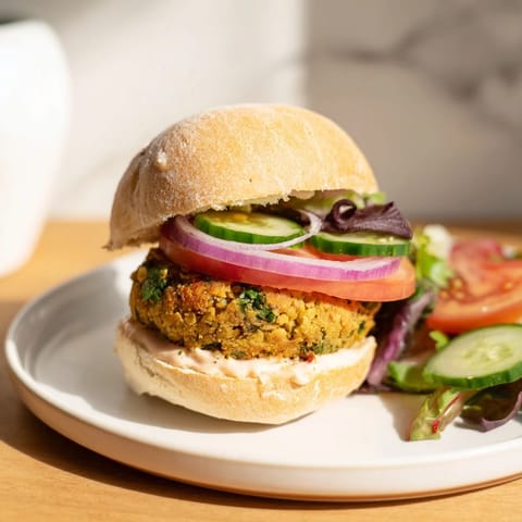 Baked Falafel Mini Sliders