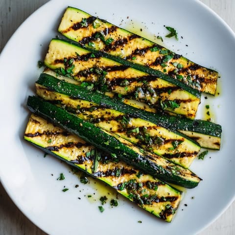 Garlic Herb Grilled Zucchini