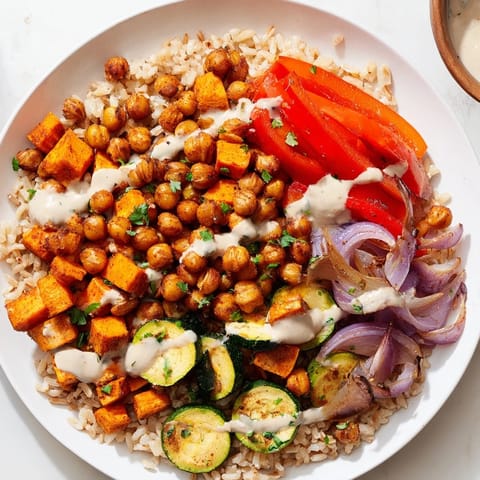 Roasted Chickpea Buddha Bowl