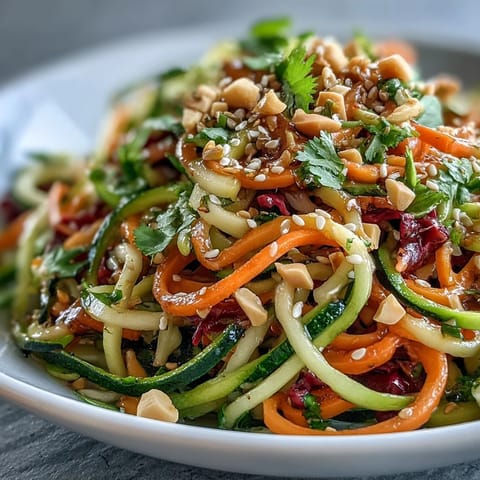 Raw Vegetable Noodle Salad