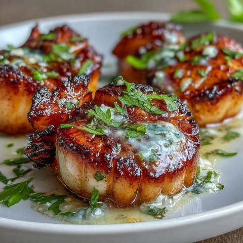Lemon Butter Scallops Delight