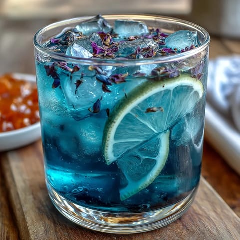 Butterfly Pea Flower Lemonade