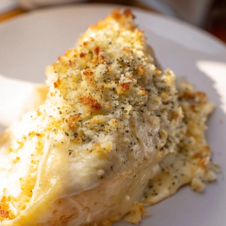 A close-up shot of creamy, cheesy oven-baked macaroni and cheese, perfect for dinner.