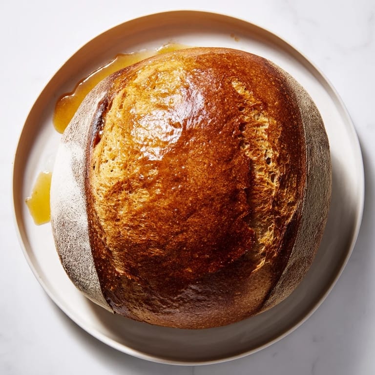 Freshly baked Quick Skillet Cornbread, easily imagined, smells amazing, brushed with melted honey butter, ready to be served.