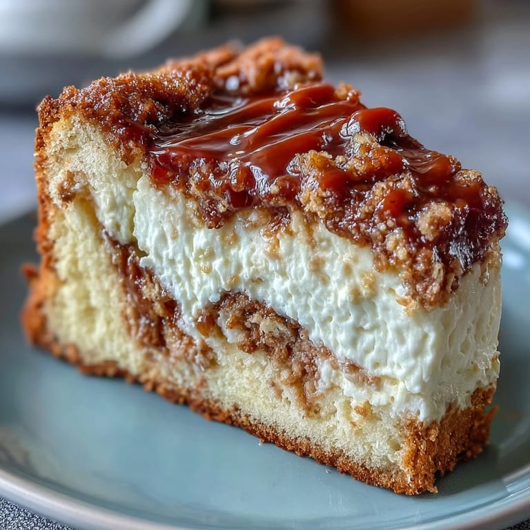 Two loaves of Caramel Cream Cheese Bread cooling on a wire rack with visible caramel swirls and rich cream cheese layers.