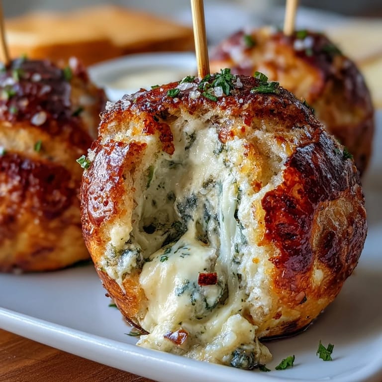 Creamy Derby Party Olive Cheese Balls, perfectly portioned and irresistible party finger food.